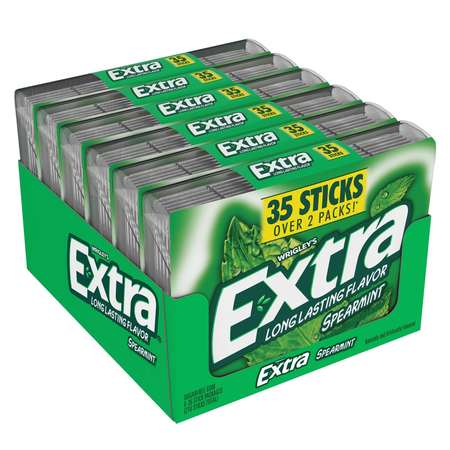 EXTRA Extra Spearmint Gum, 35 Pieces, PK48 389833